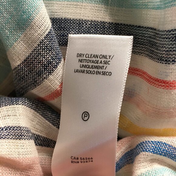 NWT. SPLENDID X GRAY MALIN Playa Striped Linen-Blend Maxi Dress. Size Large. - Picture 11 of 11